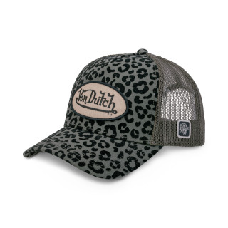 Casquette baseball Velvet avec print et broderie Leopard | VonDutch | Von Dutch