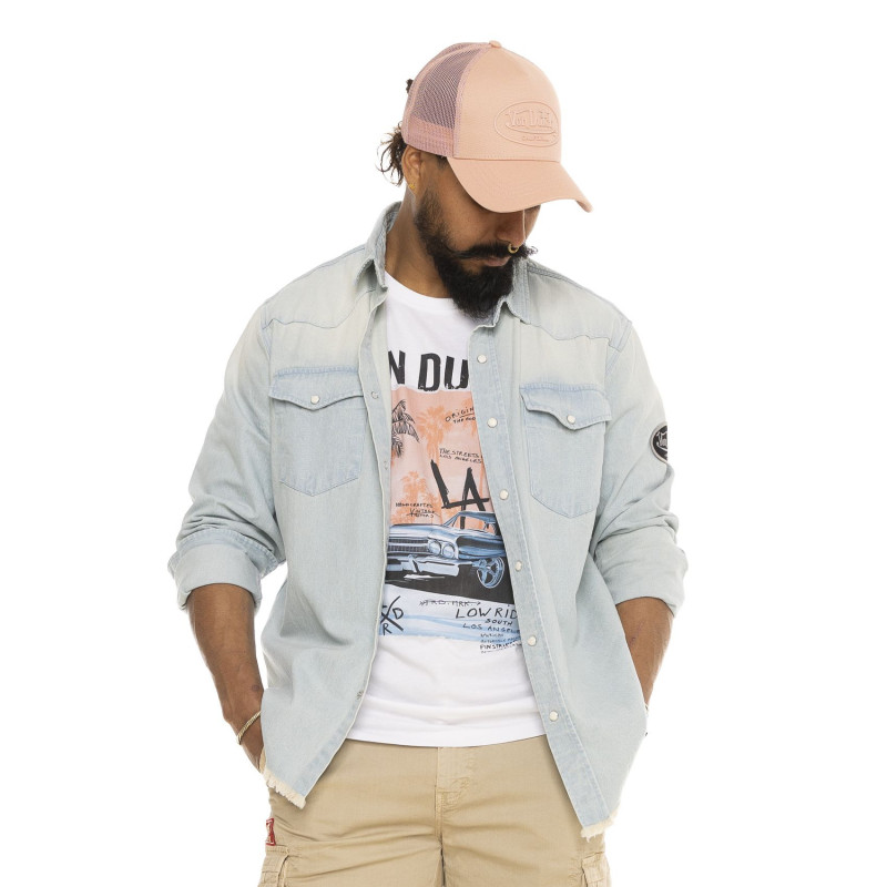 Chemise homme en denim effet vintage | Homme - Vondutch | Von Dutch