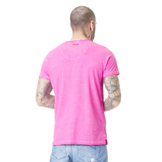 T-shirt homme col V Neon Pink | Homme - Vondutch | Von Dutch