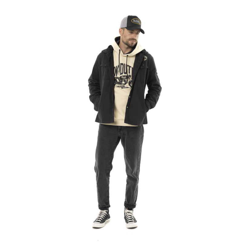 Surchemise homme en twill stretch avec capuche détachable Ritual | Homme - Vondutch | Von Dutch