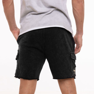 Short coupe Droit Gris effet Délavé | Homme - Vondutch | Von Dutch