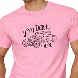Tee Shirt Rose coupe Régular Col rond LOG | Homme - Vondutch