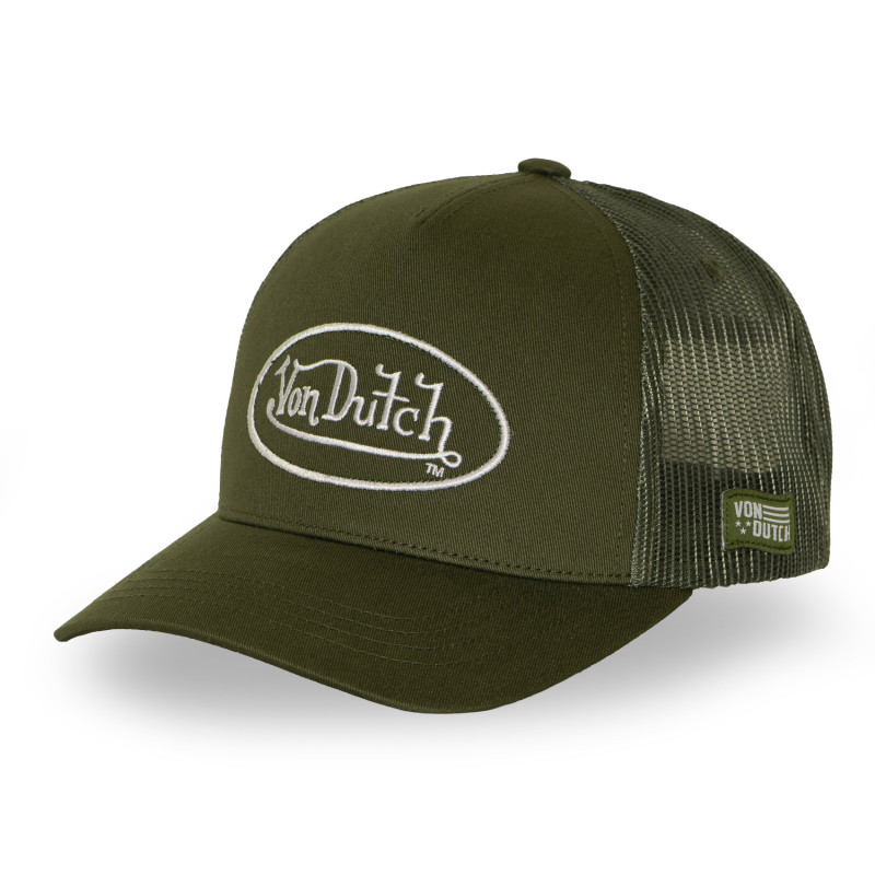 Casquette Vondutch Verte Trucker Strapback / Boucle LOFB | Vondutch | Von Dutch