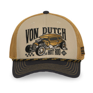 Casquette Vondutch Beige Trucker Snapback S-CURVED | Vondutch | Von Dutch