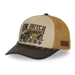 Casquette Vondutch Beige Trucker Snapback S-CURVED | Vondutch | Von Dutch