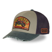 Casquette Vondutch Grise Trucker Snapback effet Usé S-CURVED | Vondutch | Von Dutch