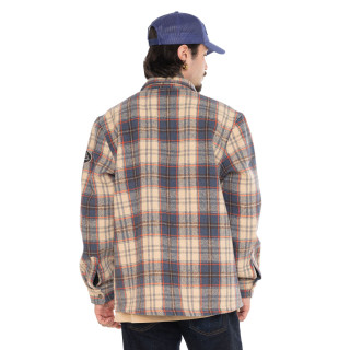 Surchemise à carreaux Polaire Hiver Beige PEPPER | Vondutch | Von Dutch