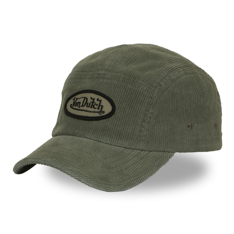 Casquette Vondutch Kaki Five panel Clip en Velours côtelé VELVET | Vondutch | Von Dutch