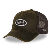 Casquette Vondutch Marron Trucker Snapback en Denim effet Usé MAC | Vondutch | Von Dutch