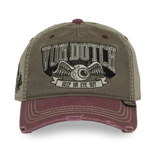 Casquette Vondutch Grise Baseball Strapback / Boucle effet Usé RETRO | Vondutch | Von Dutch