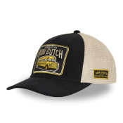 Casquette Vondutch Bleue Trucker Snapback en Velours côtelé S-CURVED | Vondutch | Von Dutch