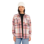 Chemise en Flanelle à carreaux coupe Régular Manches longues Rose LIZA | Vondutch | Von Dutch