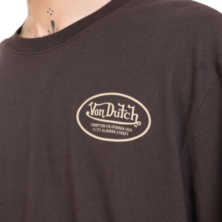 Tee Shirt Marron coupe Oversize Col rond JOSE | Homme - Vondutch | Von Dutch