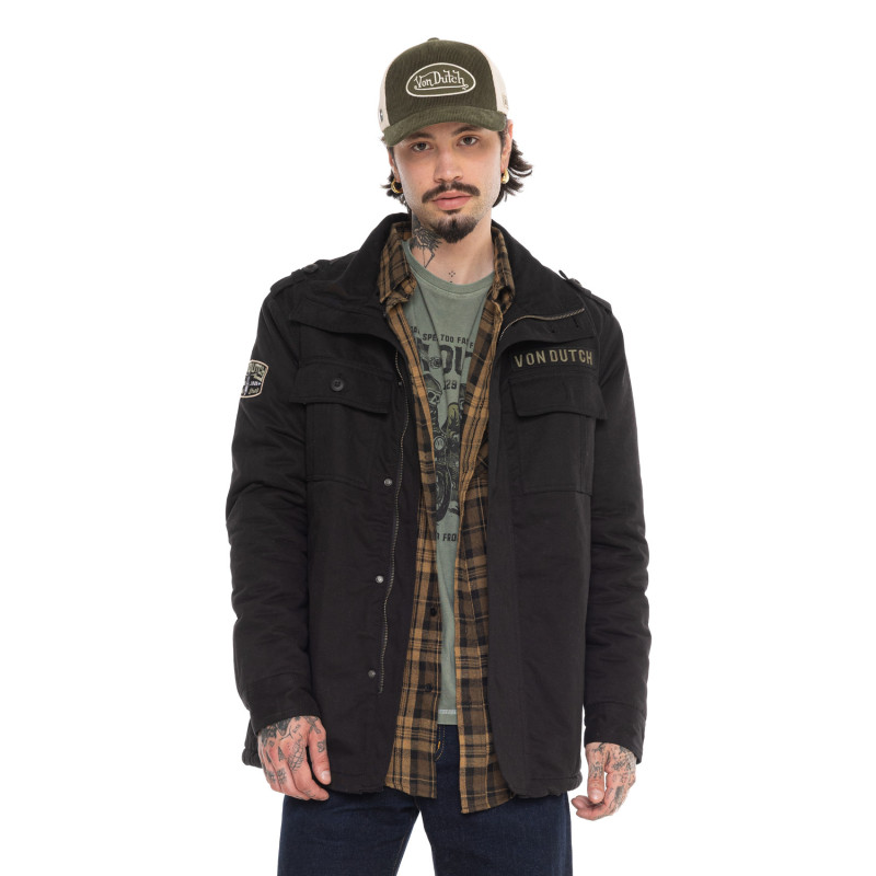 Blouson Mi saison Noire AARON | Homme - Vondutch | Von Dutch