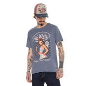 Tee Shirt Bleu coupe Régular Col rond CREAM | Homme - Vondutch | Von Dutch