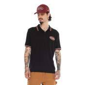 Polo Noir coupe Régular Col boutonné HAROLD | homme - Vondutch | Von Dutch