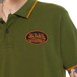 Polo Vert coupe Régular Col boutonné MARCO | homme - Vondutch | Von Dutch