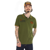 Polo Vert coupe Régular Col boutonné MARCO | homme - Vondutch | Von Dutch