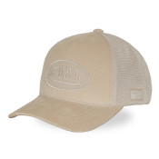 Casquette Vondutch Beige Trucker Strapback / Boucle en Velours côtelé LOFB | VonDutch | Von Dutch