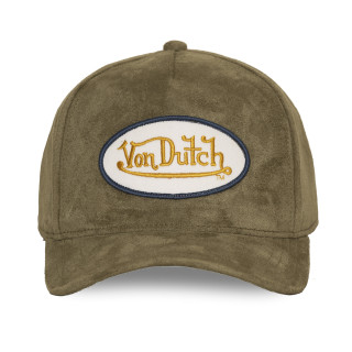 Casquette Vondutch Kaki Baseball Snapback en Suedine FUR | VonDutch | Von Dutch