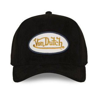 Casquette Vondutch Noire Baseball Snapback en Suedine FUR | VonDutch | Von Dutch