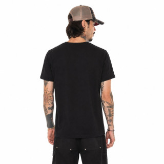 Tee Shirt Noir coupe Régular Col rond LOG | Homme - Vondutch | Von Dutch