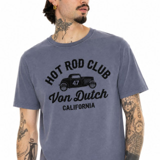 Tee Shirt Gris coupe Régular Col rond LOG | Homme - Vondutch | Von Dutch