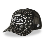Casquette Vondutch Noire Trucker Snapback LÉOPARD | VonDutch | Von Dutch