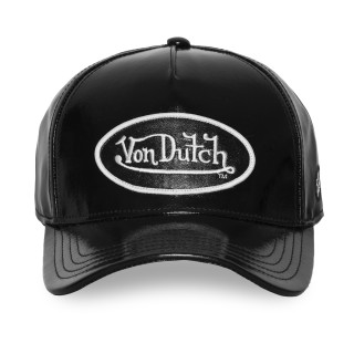 Casquette Vondutch Noire Baseball Strapback / Boucle effet Brillant SHINY | VonDutch | Von Dutch