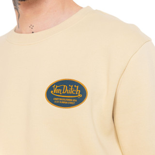 Sweat à capuche Beige Molletoné LEWIS | Homme - Vondutch | Von Dutch