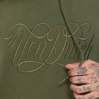 Sweat à capuche Vert Molletoné RUBEN | Homme - Vondutch | Von Dutch