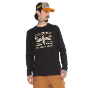 Tee Shirt Noir coupe Régular Col rond COHEN | Homme - Vondutch | Von Dutch