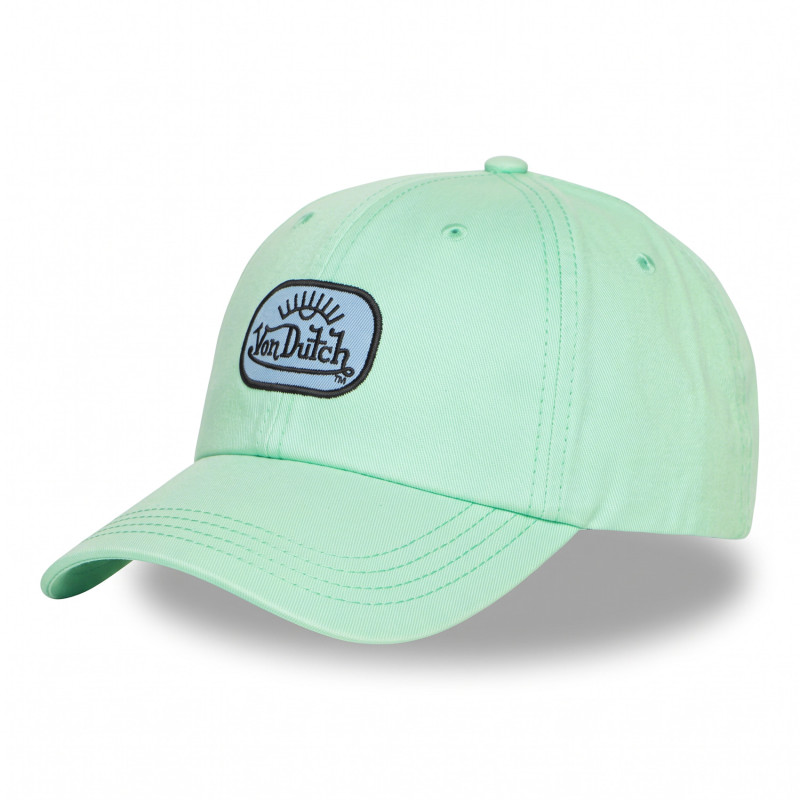 Casquette Vondutch Verte Dad cap Strapback / Boucle LOG