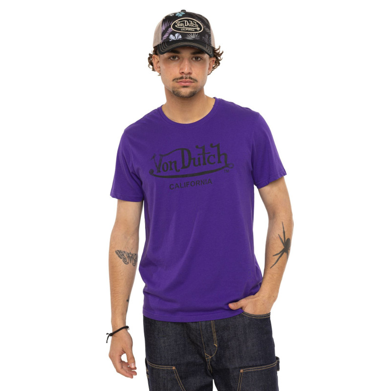 Tee Shirt Violet coupe Régular Col rond FIRST | Homme - Vondutch | Von Dutch