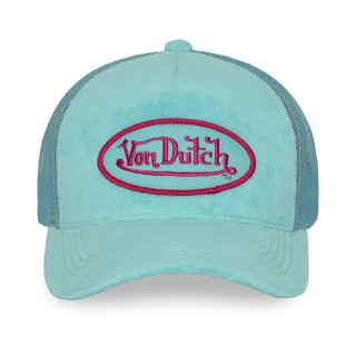 Casquette trucker en velours avec filet et badge Kylie | Von Dutch