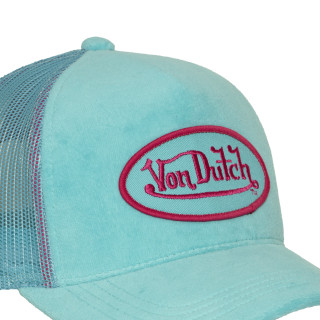Casquette trucker en velours avec filet et badge Kylie | Von Dutch