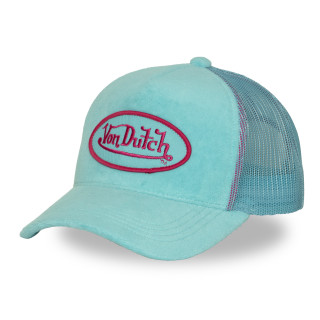 Casquette trucker en velours avec filet et badge Kylie | Von Dutch