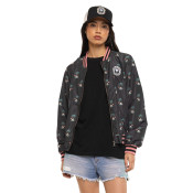 Blouson Mi saison Noire SKULL | Femme - Vondutch | Von Dutch