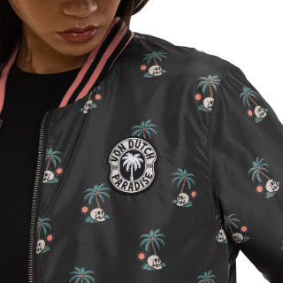 Blouson Mi saison Noire SKULL | Femme - Vondutch | Von Dutch