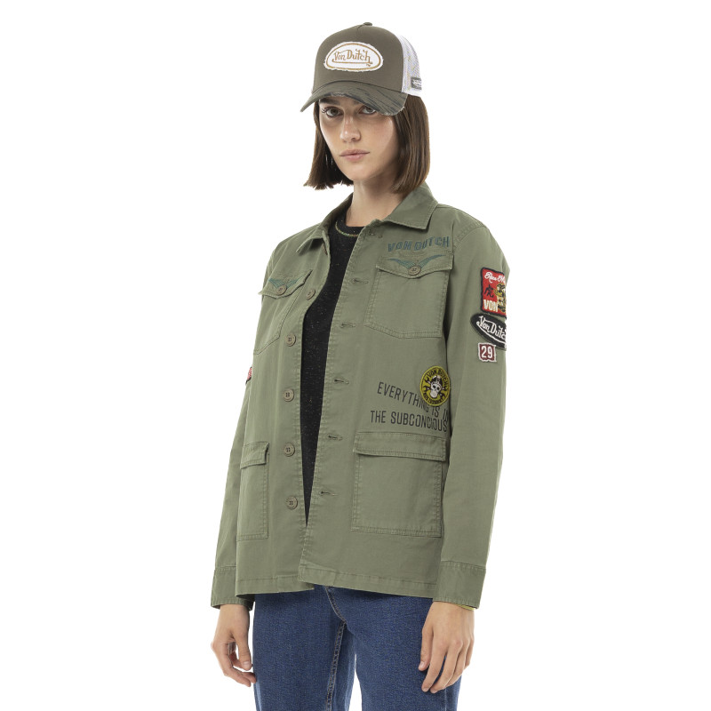 Surchemise Mi saison Verte ANGEL | Femme - Vondutch