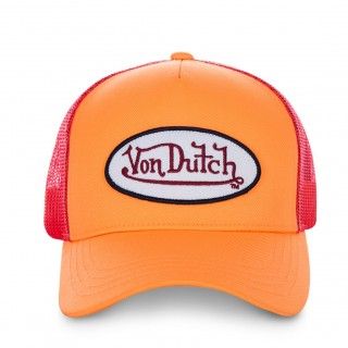 Von Dutch baseball fresh orange cap with mesh Vondutch - 2