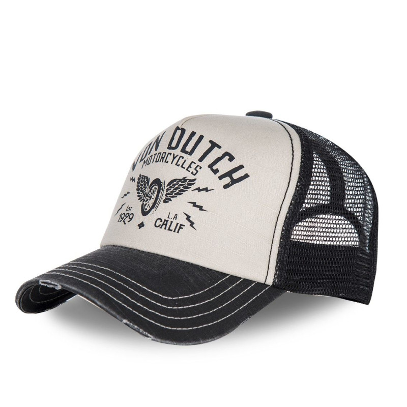 Casquette Baseball Homme Von Dutch Crew Ecru Vondutch - 1