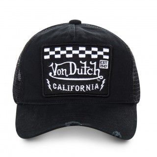 Casquette Von Dutch Trucker Ecusson Damier Vondutch - 2
