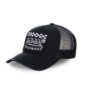 Casquette Von Dutch Trucker Ecusson Damier Vondutch - 1