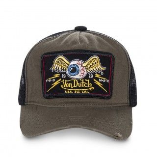 Casquette Trucker Homme Von Dutch Flying Eye Kaki Vondutch - 2