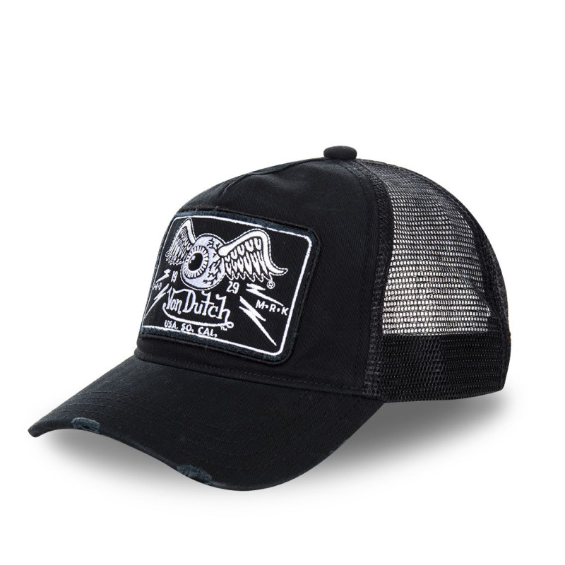 Black Von Dutch Flying Eye men's Trucker Hat Vondutch - 1