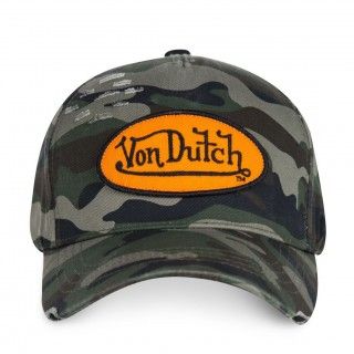 Casquette Vondutch Verte Baseball Strapback / Boucle effet Usé CAMO Vondutch - 2