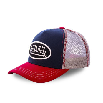 Casquette Vondutch Rouge Trucker Snapback COLORS