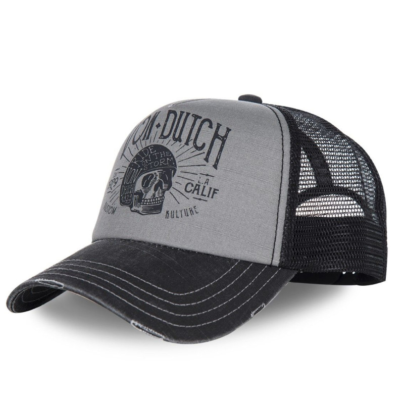 Casquette Trucker filet Von Dutch Crew Gris et Noir Vondutch - 1