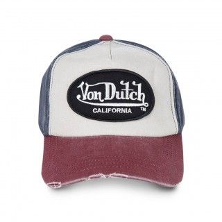 Casquette Vondutch Blanche Baseball Scratch effet Usé JACK Vondutch - 2